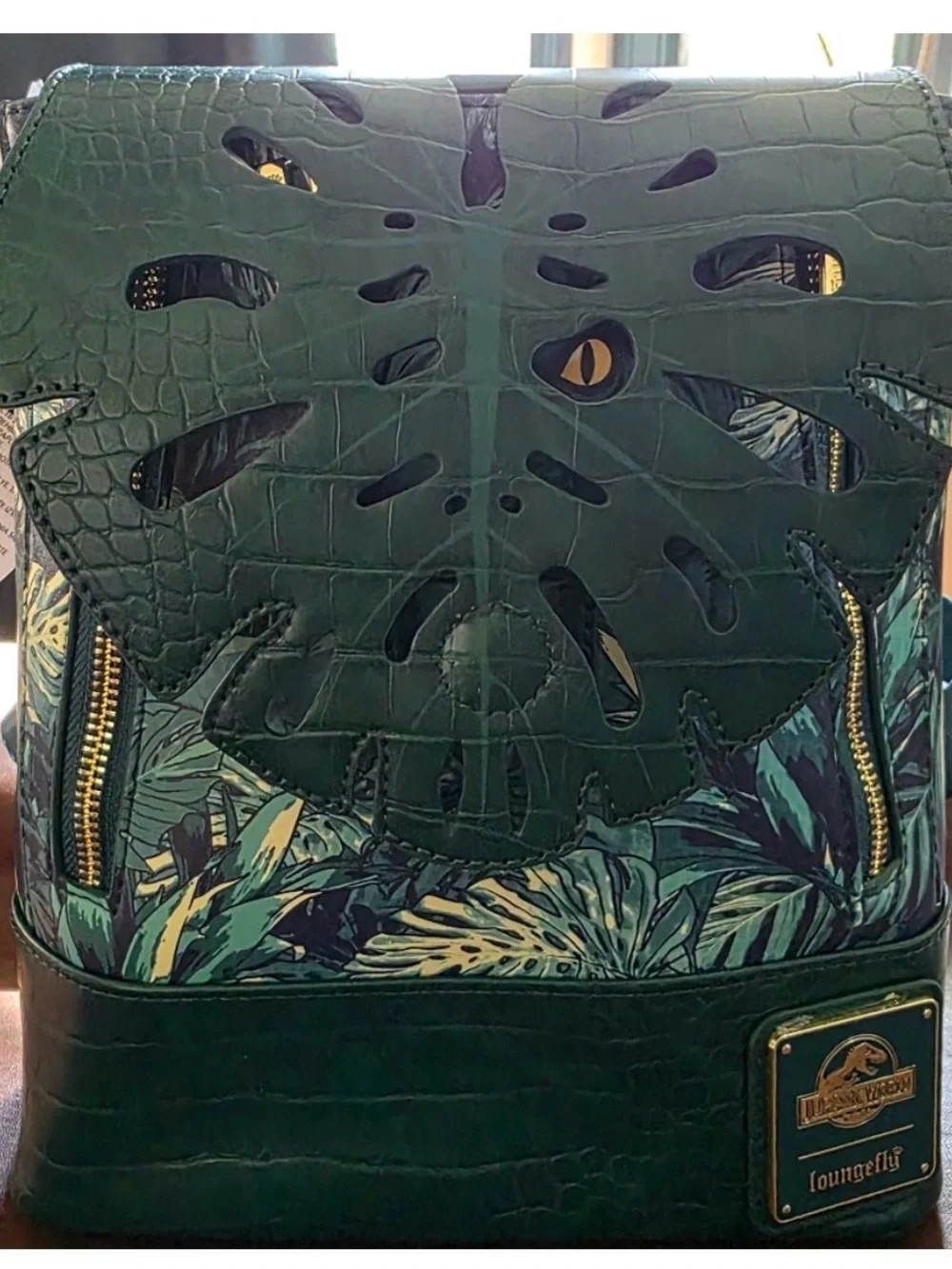 Loungefly Jurassic World Jungle Velociraptor Glow In The Dark
